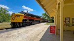 CVSR 6777 leads north past the Brecksville Depot.